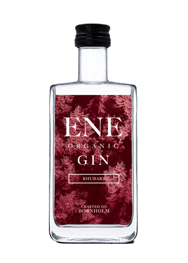 Dansk rabarber gin 5cl fra Wild Distillery Bornholm