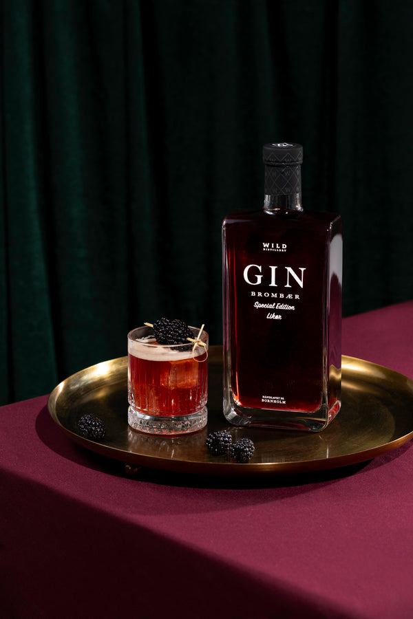 Øko. Brombær gin Likør vol. 32% - 70 cl.