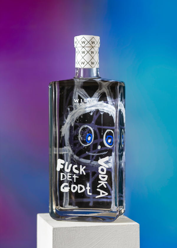 Poul Pava "FUCK DET GODT" - øko. Vodka 40% - 70 cl.