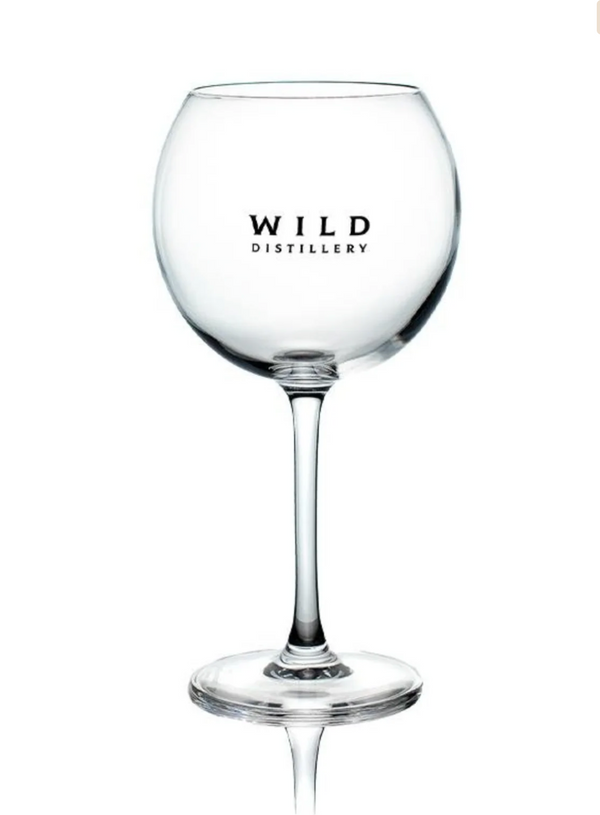 Wild Distillery logo G&T glas 58 cl.