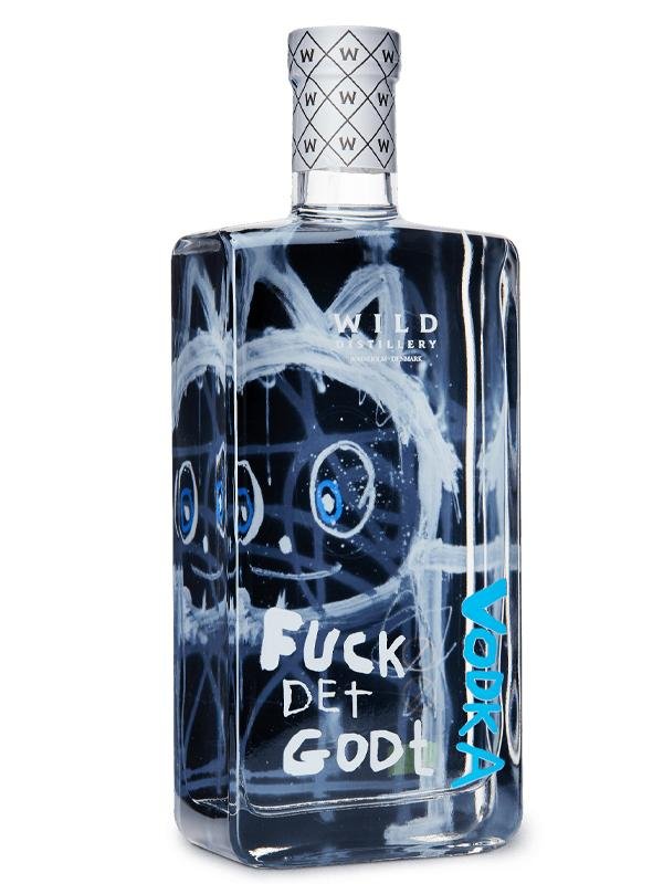 Poul Pava "FUCK DET GODT" - Organic vodka 70 cl. - Wild Distillery Bornholm